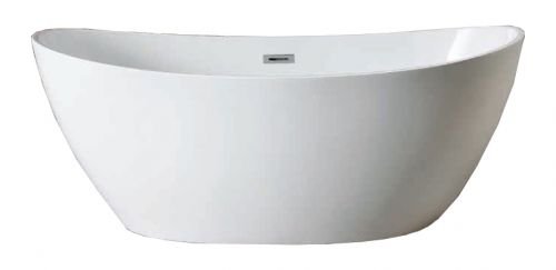 Ванна акриловая Azario GLASGOW 1660*780*665, свободностоящая, в комплекте с сифоном и металлической рамой в Крымске