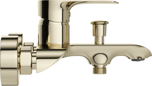 Смеситель для ванны с душем STWORKI Копенгаген S42100GG глянцевое золото в Крымске