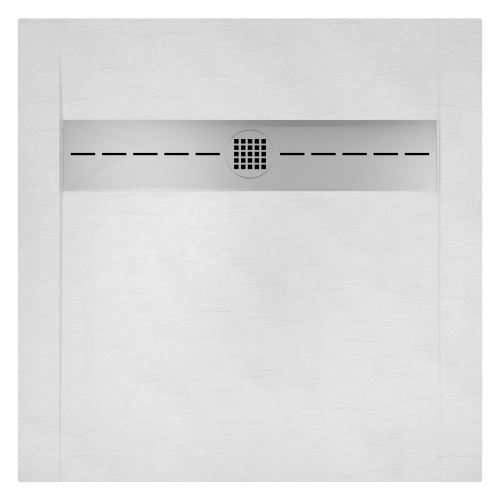 Поддон для душа STWORKI Эстерсунд 90x90 белый камень, с сифоном в Крымске